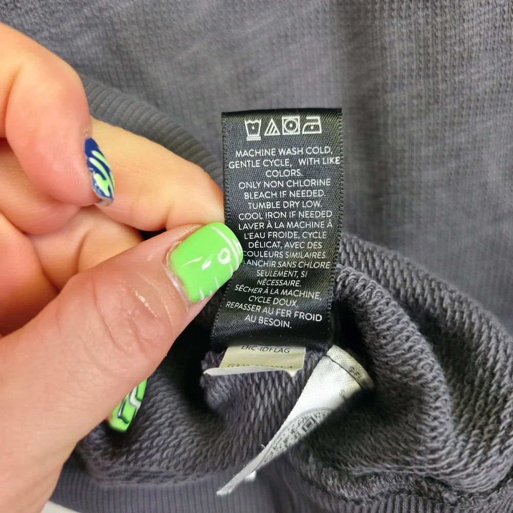 Good Man Brand Quarter Zip‎ Pullover Mens L Gray Minimalist Athleisure Preppy